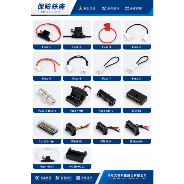 Fuse Wire and Fuse Holder for fuse holder and protection circuit applications - view 3